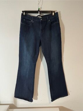 Levi’s Women 12 S/C Bootcut 515  Blue Jean Denim Casual Dark Wash